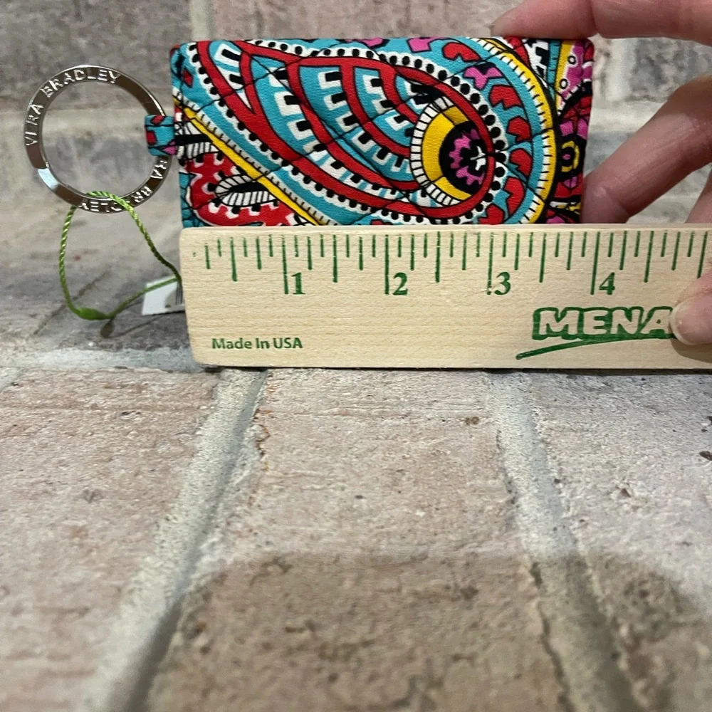 Vera Bradley Multicolor Paisley Keychain Wallet - Picture 5 of 5